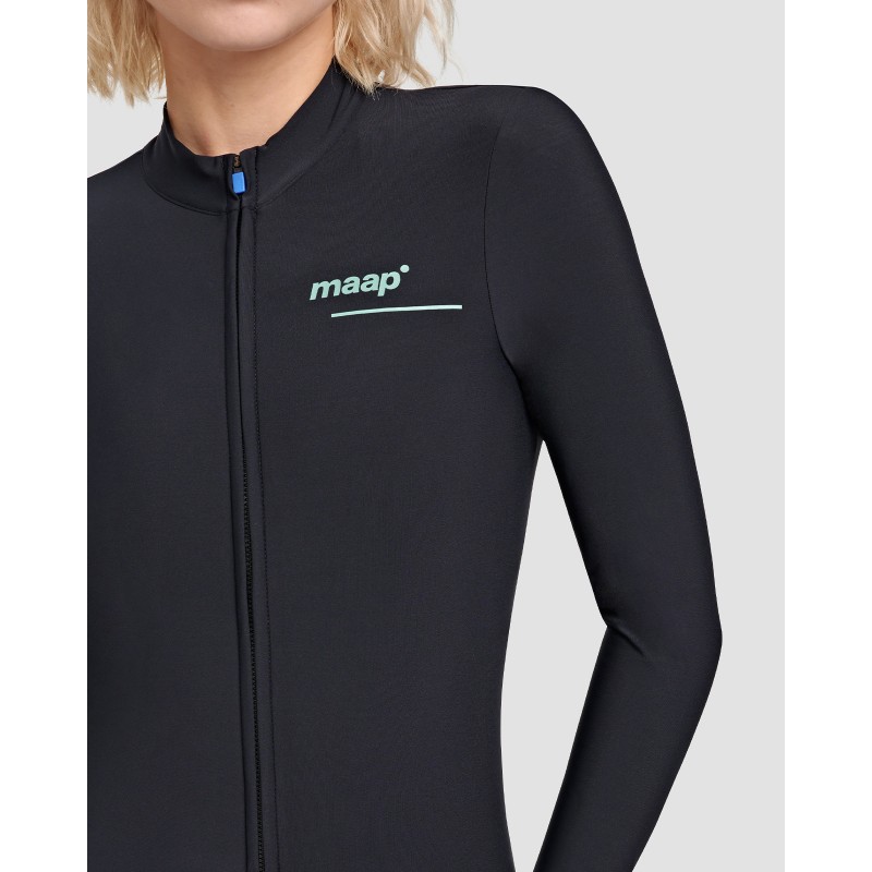 MAAP Women's Training Thermal LS Jersey Black - Image 2