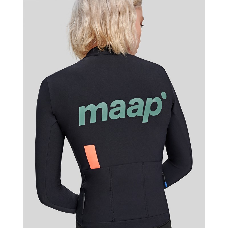 MAAP Women's Training Thermal LS Jersey Black
