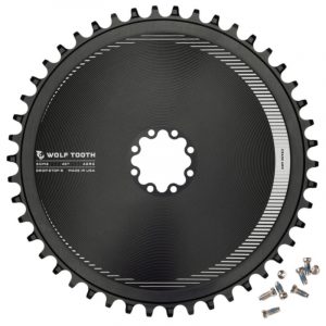 Plato de montaje directo Wolf Tooth Aero para bielas de gravel/carretera SRAM de 8 tornillos