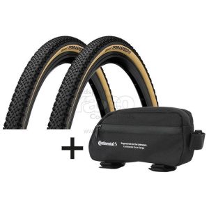 Continetal Terra tyres with "Free" top tube bag